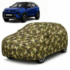 Tata Nexon Black Car Cover With Antiena